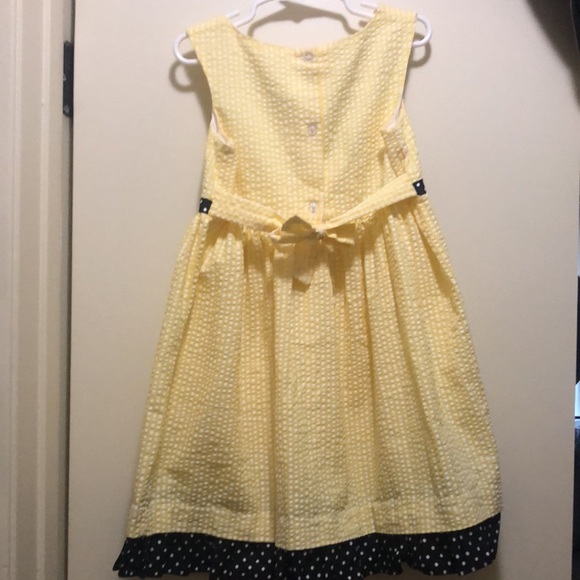Counting Daisy’s Yellow/Black theme Bumblebee dress w/waist tie - Picture 6 of 10